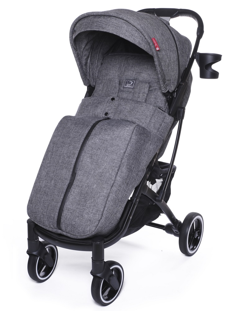 

Jetem, Коляска прогулочная Lavida New Серый / черная рама (Grey/black frame), JT015_Серый_черная рама