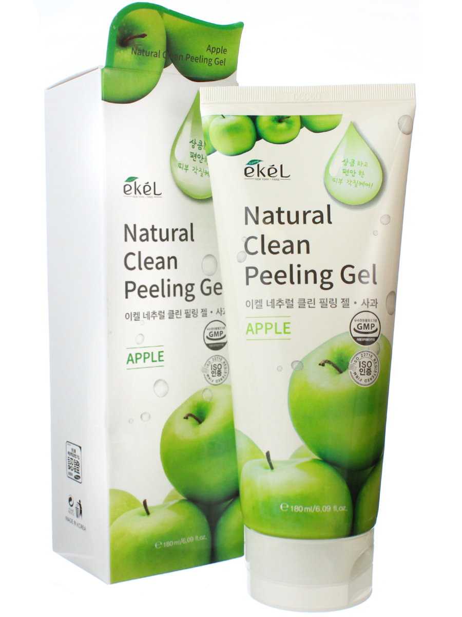 фото Пилинг для лица ekel apple natural clean peeling gel 180 мл