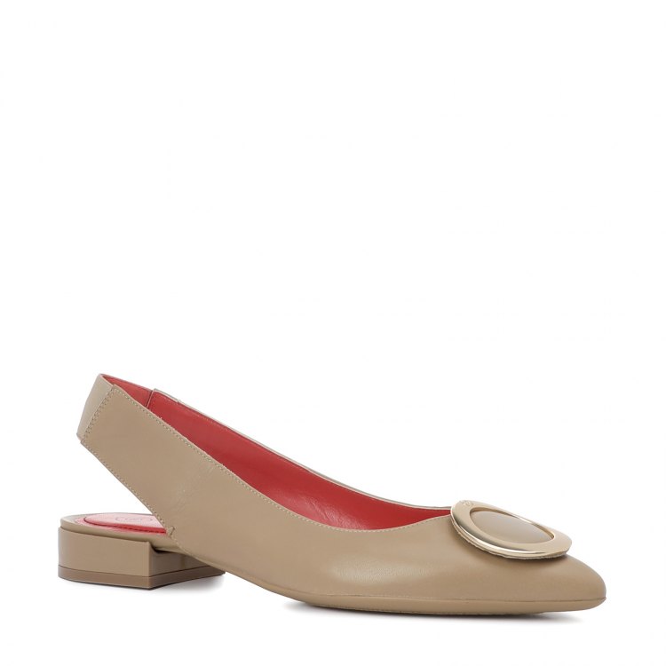 

Туфли женские Pas De Rouge бежевые 38 EU, 2863