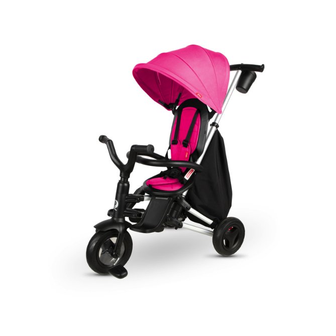 

Велосипед-коляска Qplay NOVA PLUS S700 (розовый (Floral Pink))