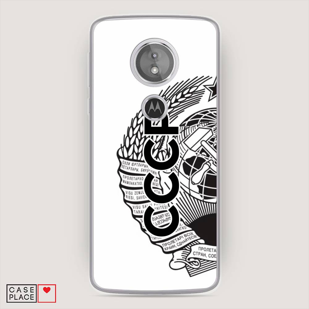 

Чехол Awog на Motorola Moto E5 / Моторола Мото E5 "Герб СССР", Разноцветный, 241050-10