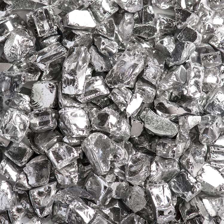 

Стеклянная крошка Exclusive Silver, 100г, Серебристый