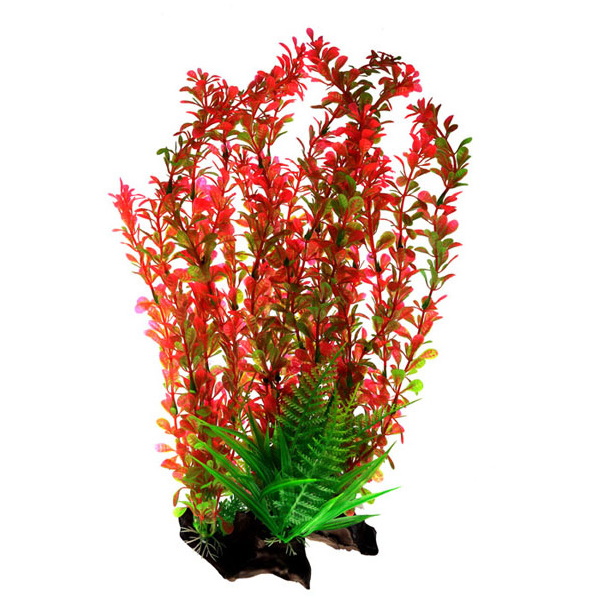 фото Искусственное растение для аквариума home-fish, пластик