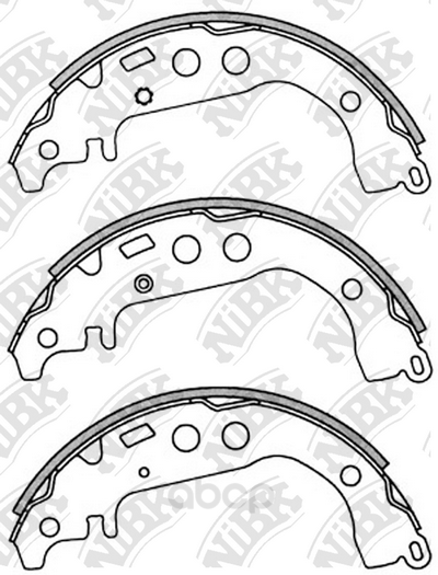 

Комплект тормозных колодок NiBK FN2342
