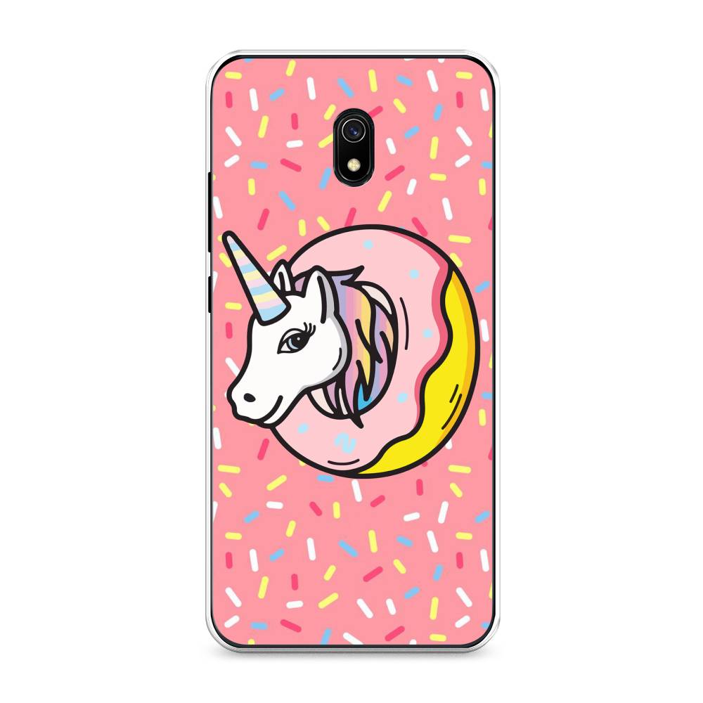 

Чехол Awog на Xiaomi Redmi 8A "Единорог в пончике", Разноцветный, 37250-2