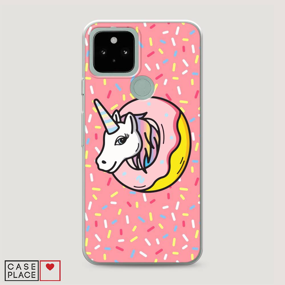 

Чехол Awog на Google Pixel 5 "Единорог в пончике", Разноцветный, 270750-2