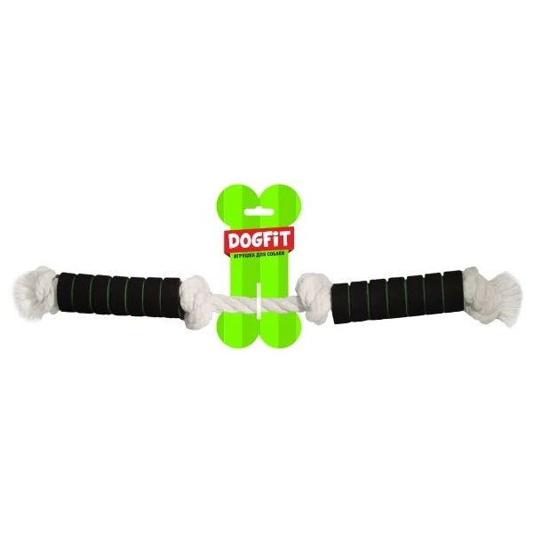 

Грейфер (игрушка для перетягивания) для собак Dogfit нунчаки, белый, 48 см