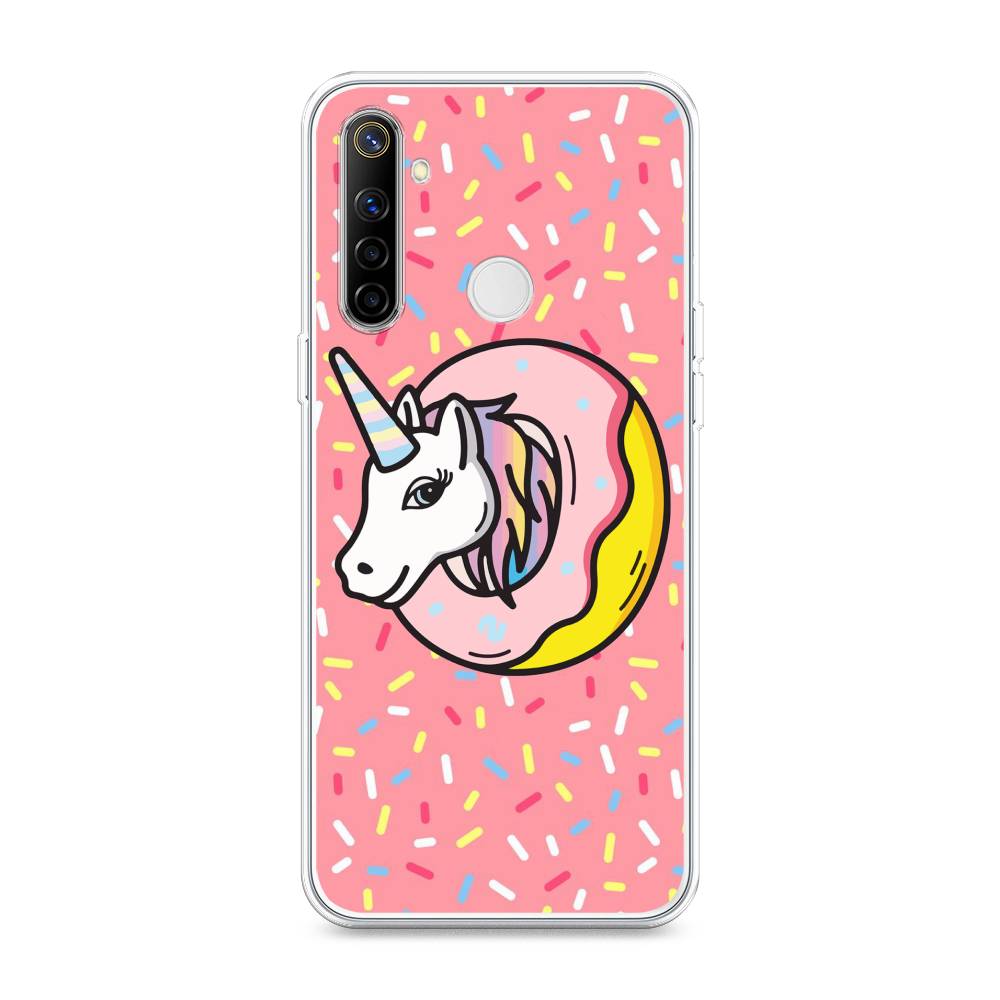 

Чехол Awog на Realme 6i "Единорог в пончике", Разноцветный, 252950-2