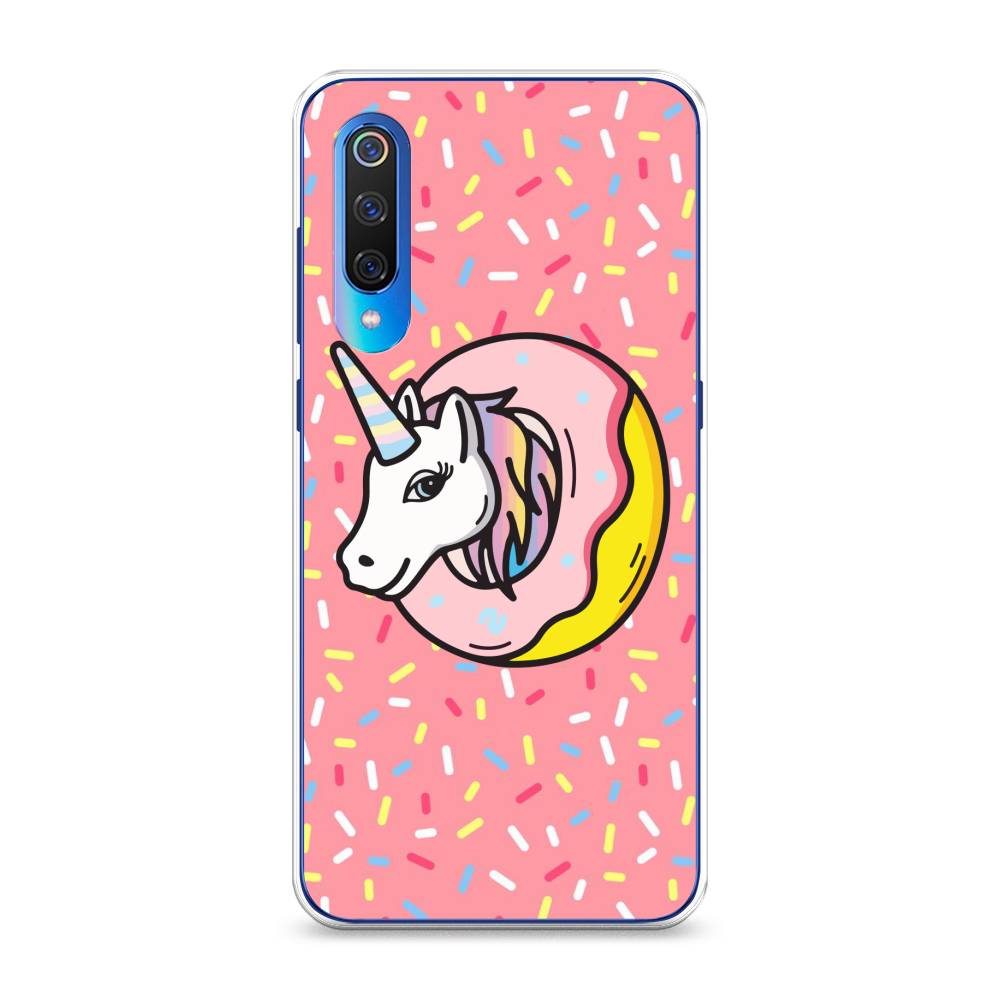 

Чехол Awog на Xiaomi Mi 9 "Единорог в пончике", Разноцветный, 34850-2