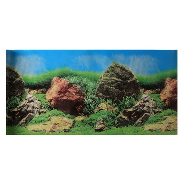 Фон для аквариума Home-Fish, пластик, 30x150 см