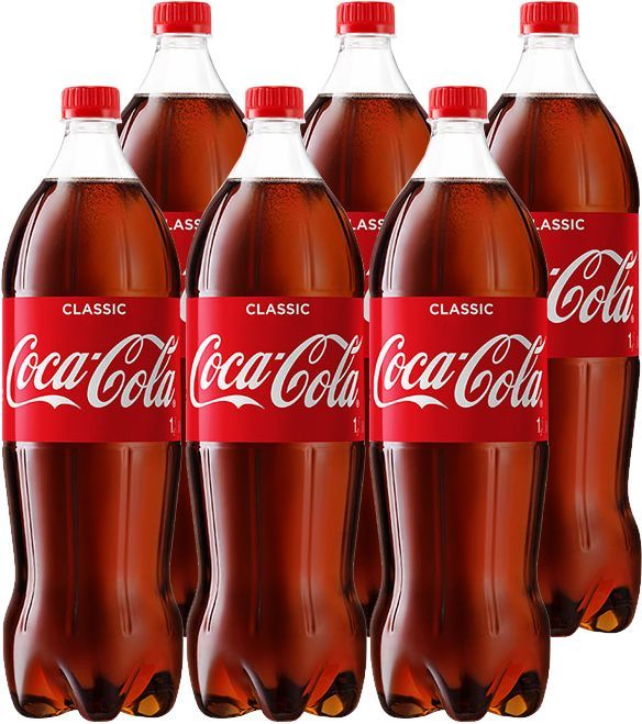 

Напиток Coca-Cola Classic, 6 бутылок по 1л, Classic