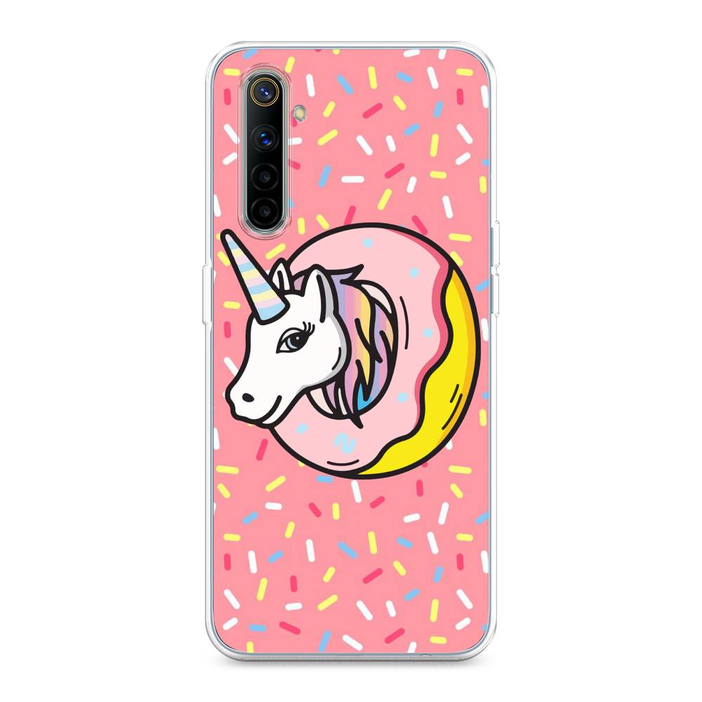 

Чехол Awog на Realme 6 "Единорог в пончике", Разноцветный, 252750-2