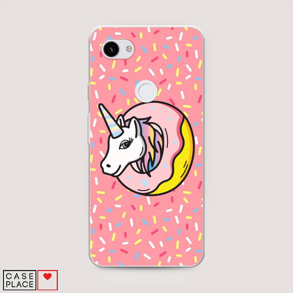 

Чехол Awog на Google Pixel 3A XL "Единорог в пончике", Разноцветный, 270450-2