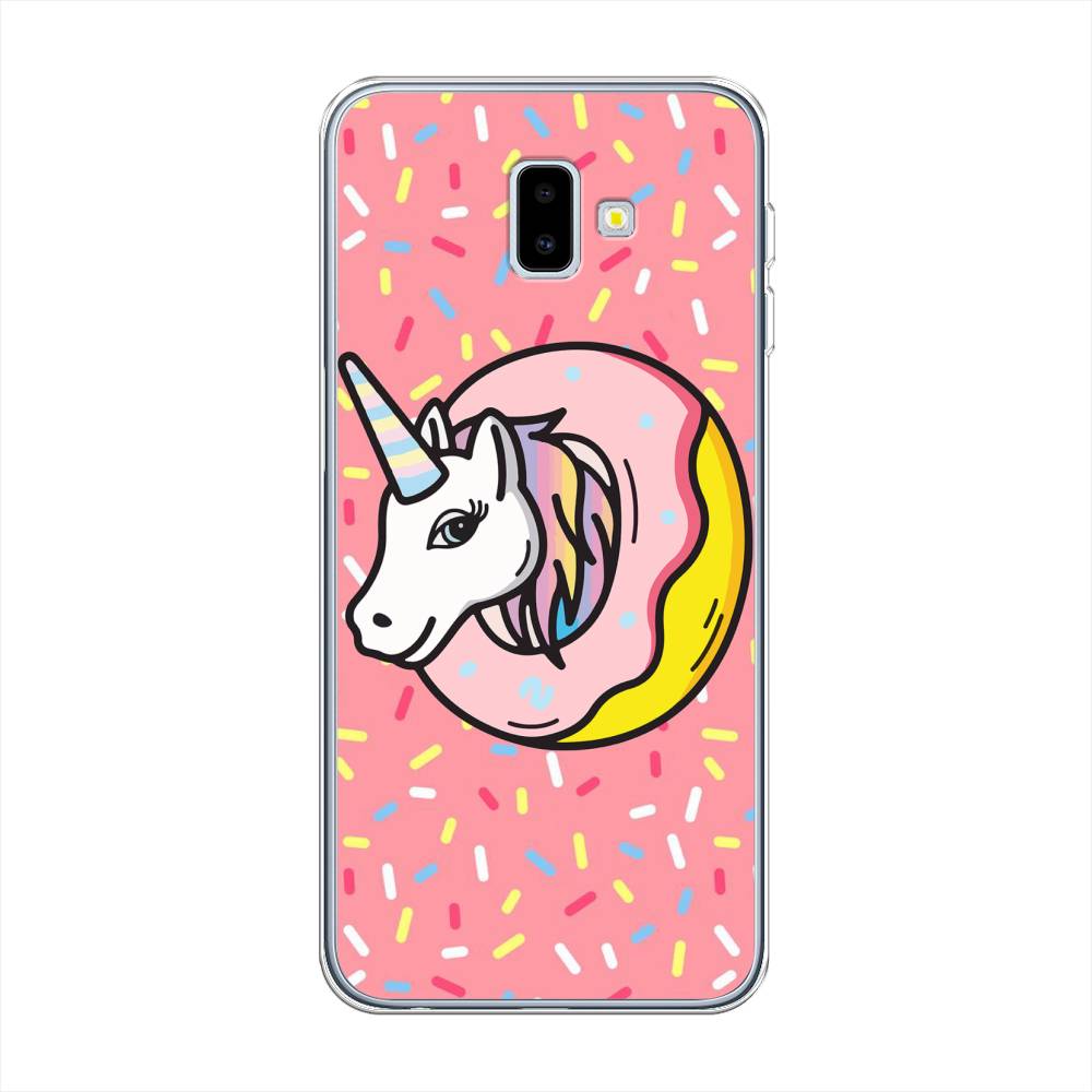 

Чехол Awog на Samsung Galaxy J6 + "Единорог в пончике", Разноцветный, 26950-2