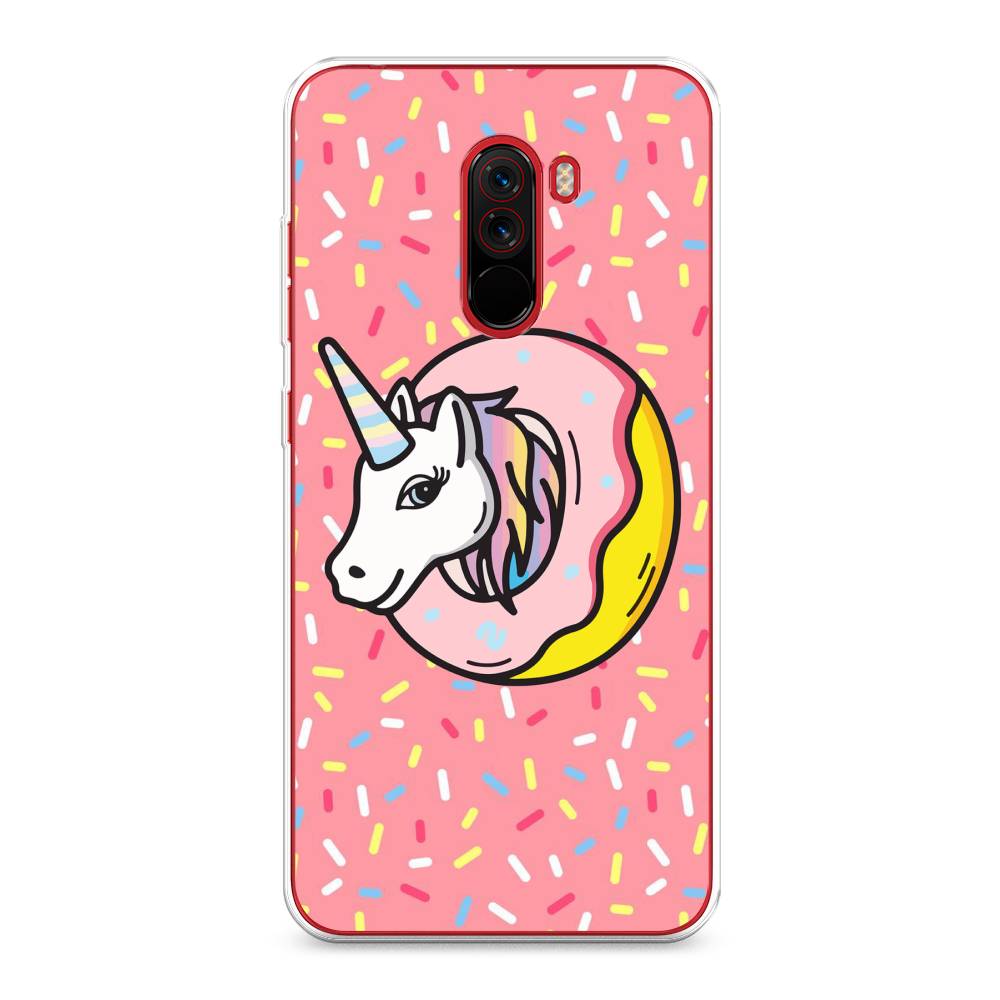 

Чехол Awog на Xiaomi Pocophone F1 "Единорог в пончике", Разноцветный, 34450-2