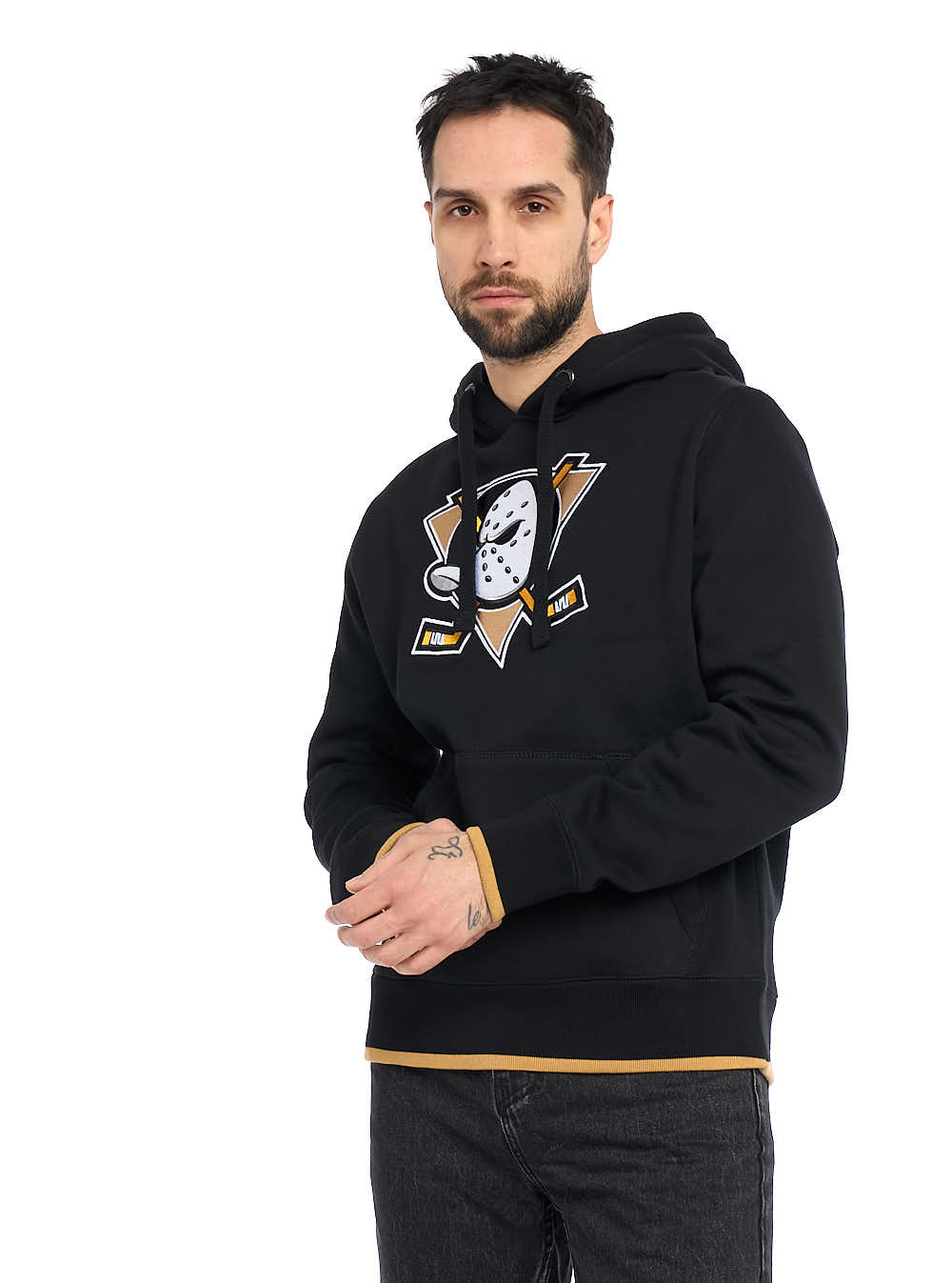 

Худи мужское Atributika&Club Анахайм Дакс 367420 черное 2XL, Черный, Анахайм Дакс 367420