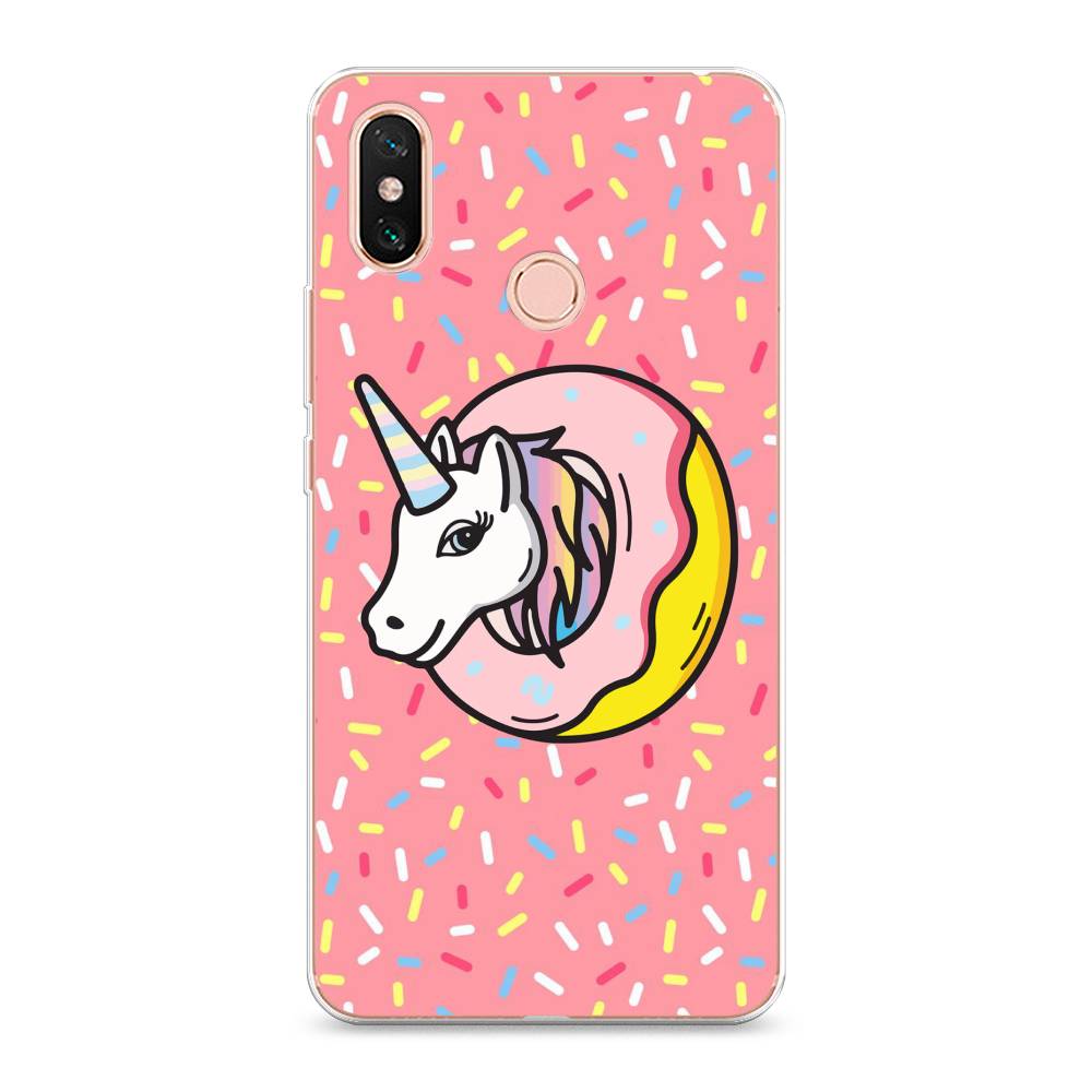 

Чехол Awog на Xiaomi Mi Max 3 "Единорог в пончике", Разноцветный, 34350-2