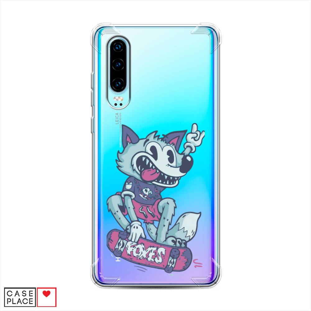 

Чехол Awog на Huawei P30 "Foxes", Голубой;фиолетовый, 68551-1