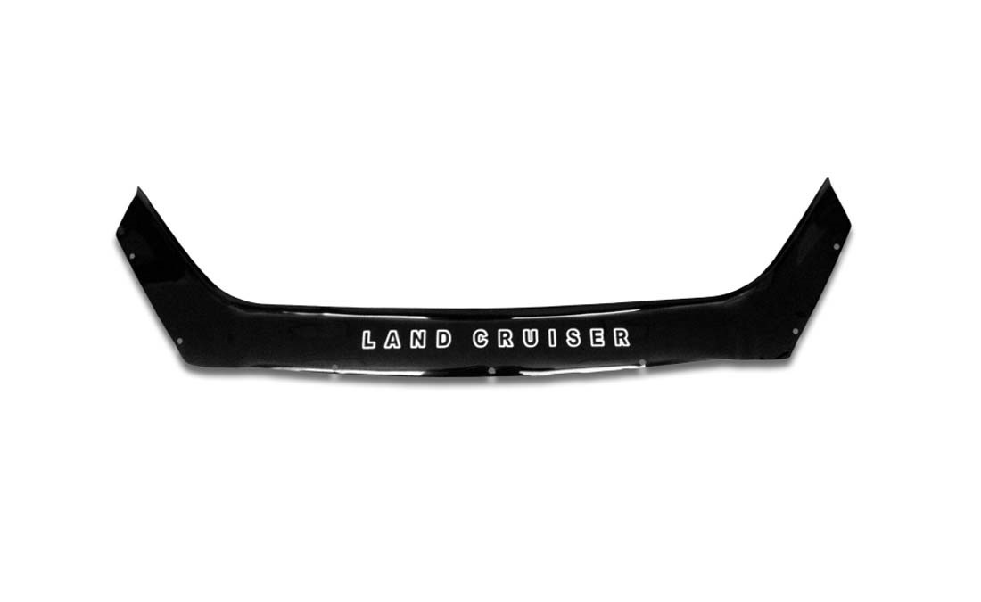 

Дефлектор капота SDS Exclusive для TOYOTA LAND CRUISER PRADO 120 широкий S-креп.2002-2009, Черный, LAND CRUISER PRADO 120