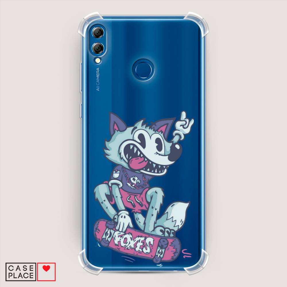 

Чехол Awog на Honor 8X "Foxes", Голубой;фиолетовый, 66751-1