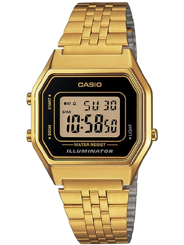 

Наручные часы унисекс Casio LA680WGA-1D золотистые, LA680WGA-1D