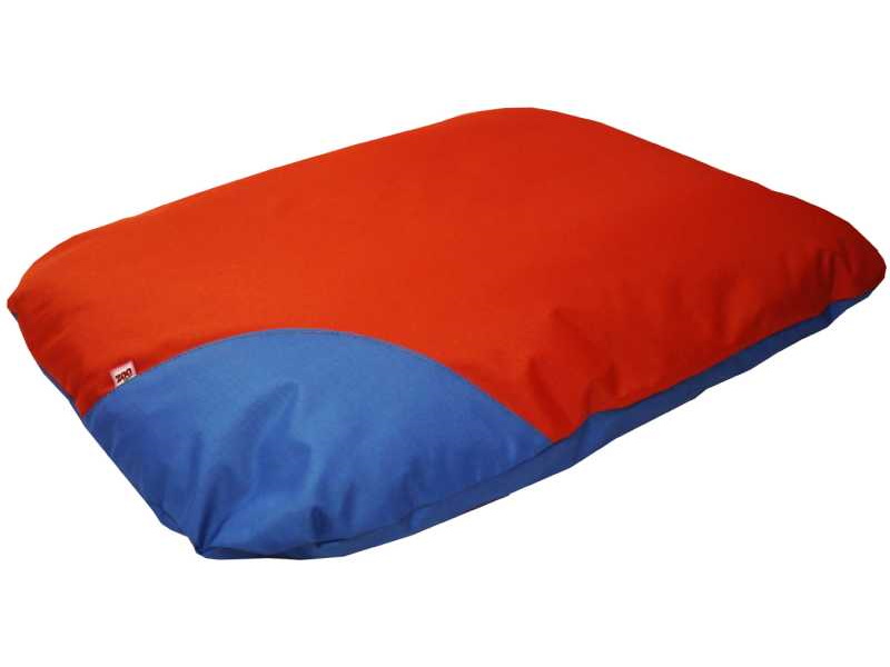 

Лежанка для кошек и собак Zooexpress оксфорд 80x100x6см красный, синий