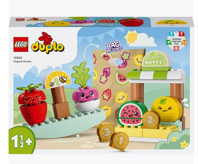 

Конструктор LEGO Duplo Фермерский рынок, 40 деталей, 10983