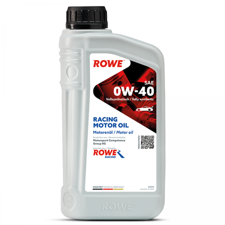 

Моторное масло ROWE HIGHTEC RACING MOTOR OIL SAE 0W40 1л
