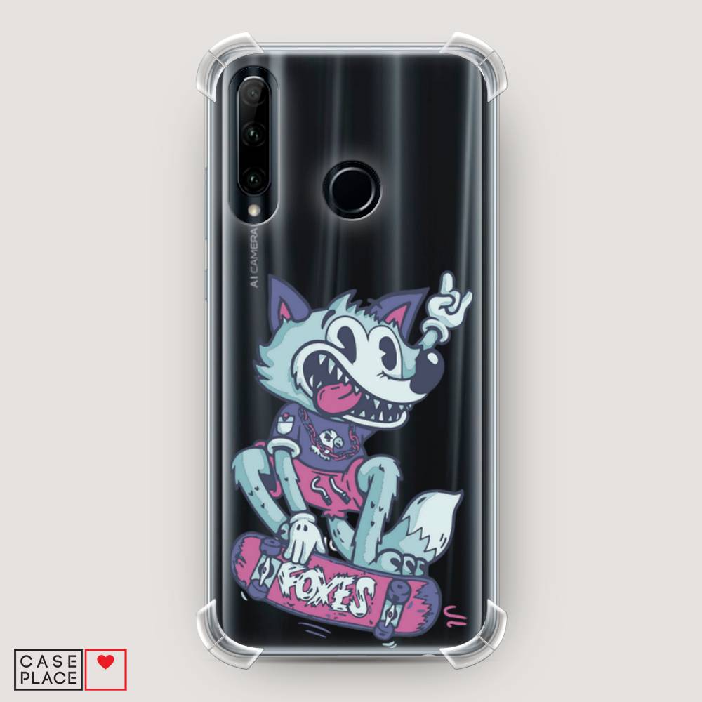 

Чехол Awog на Honor 20 Lite 2019 "Foxes", Голубой;фиолетовый, 68951-1
