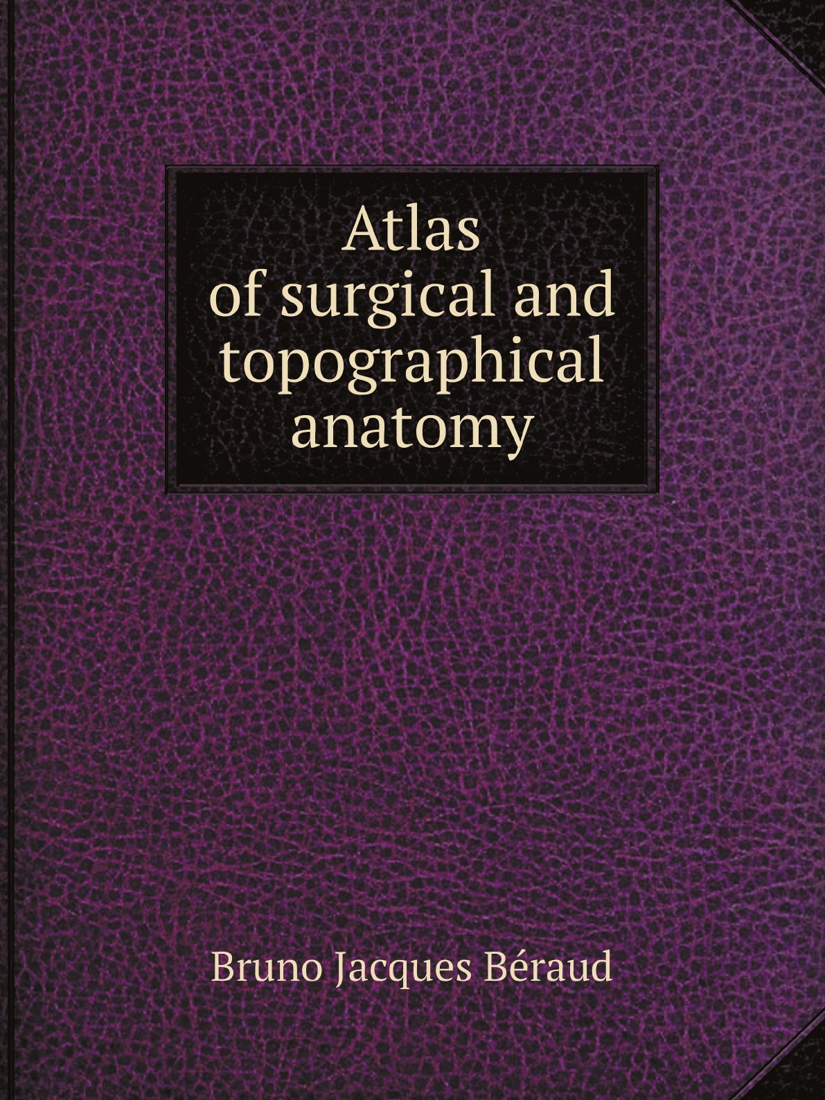 

Atlas of surgical and topographical anatomy