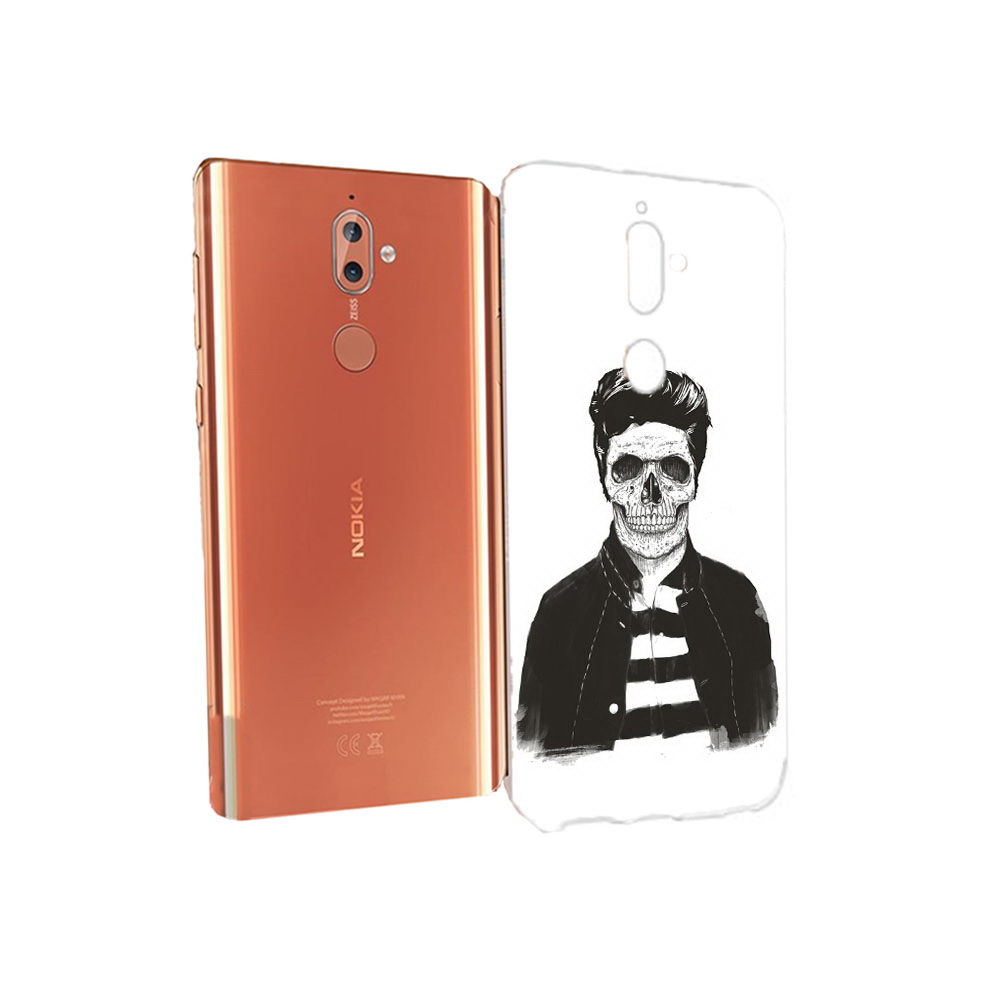

Чехол MyPads Tocco для Nokia 9 скелет (PT126479.94.604), Прозрачный, Tocco