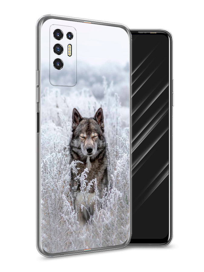 

Чехол Awog на Tecno Pova 2 "Волк в поле", Разноцветный, 300550-1
