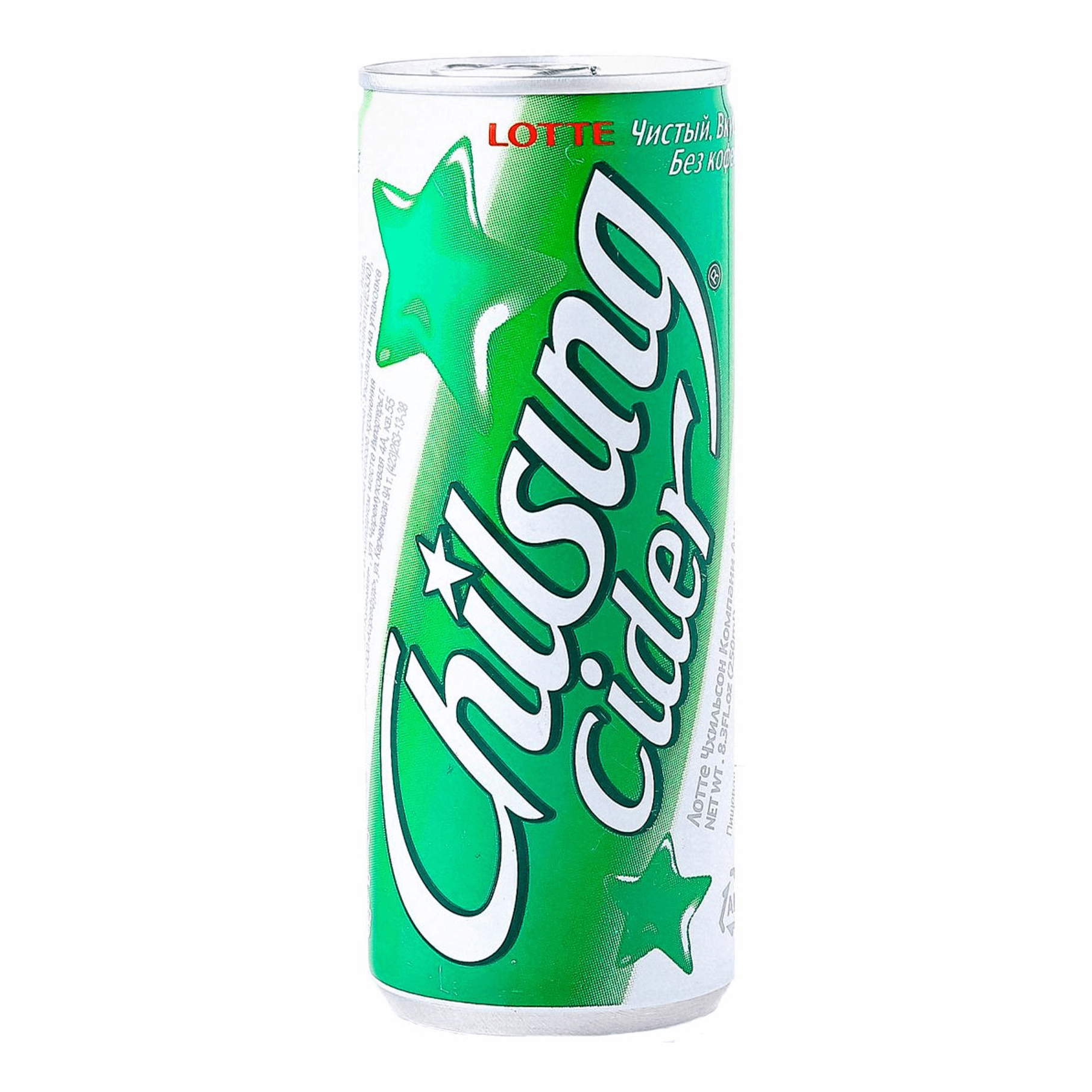 

Газированный напиток Lotte Chilsung cider 0,25 л