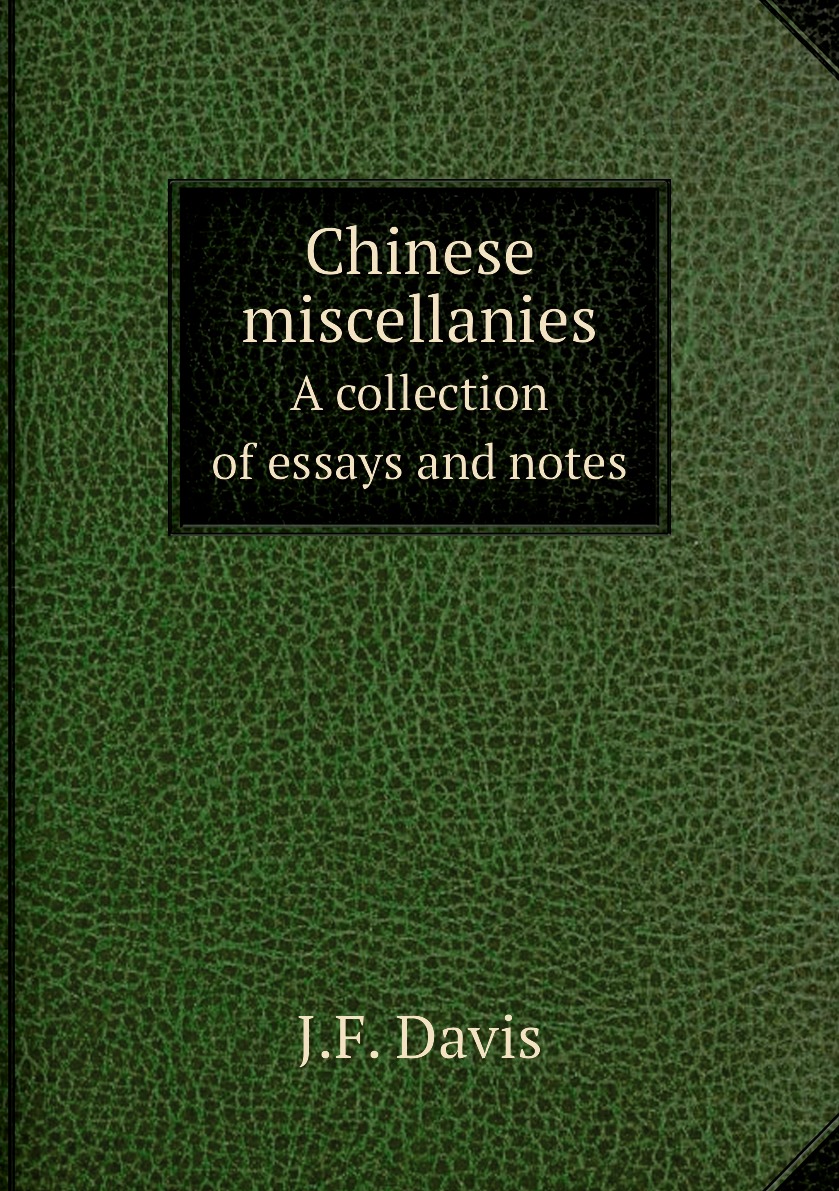 

Chinese miscellanies