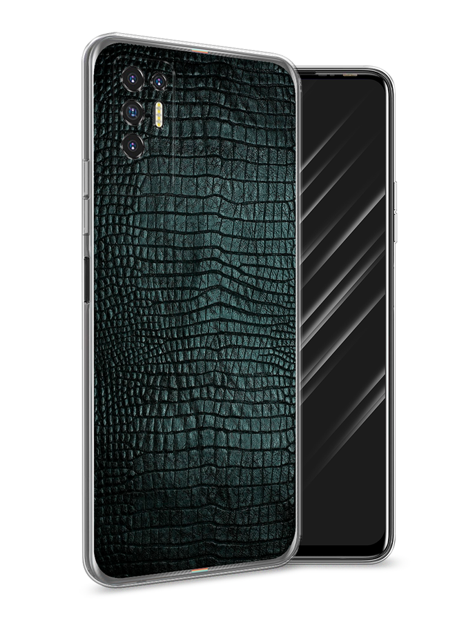 

Чехол Awog на Tecno Pova 2 "Черная змея", Разноцветный, 300550-3