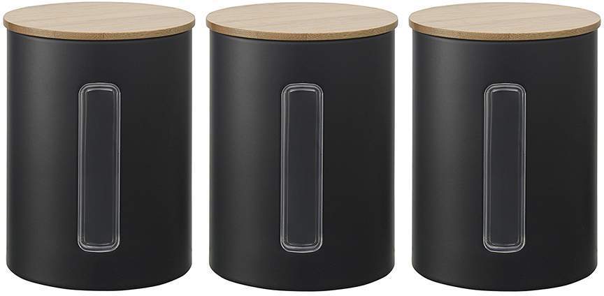 

Набор емкостей для продуктов Smart Solutions JY-SS-KF-SCZP-MB-SetS3, Черный