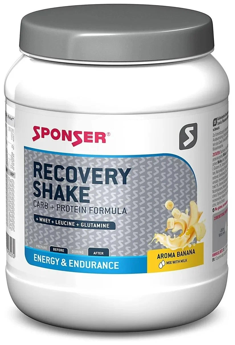 фото Гейнер sponser recovery shake 900 гр. банан