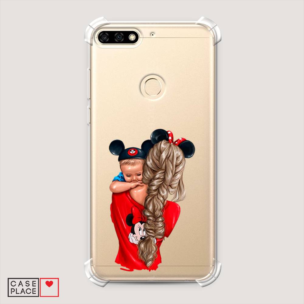 

Чехол Awog на Honor 7C "Baby mouse", Красный;черный;коричневый, 64551-1