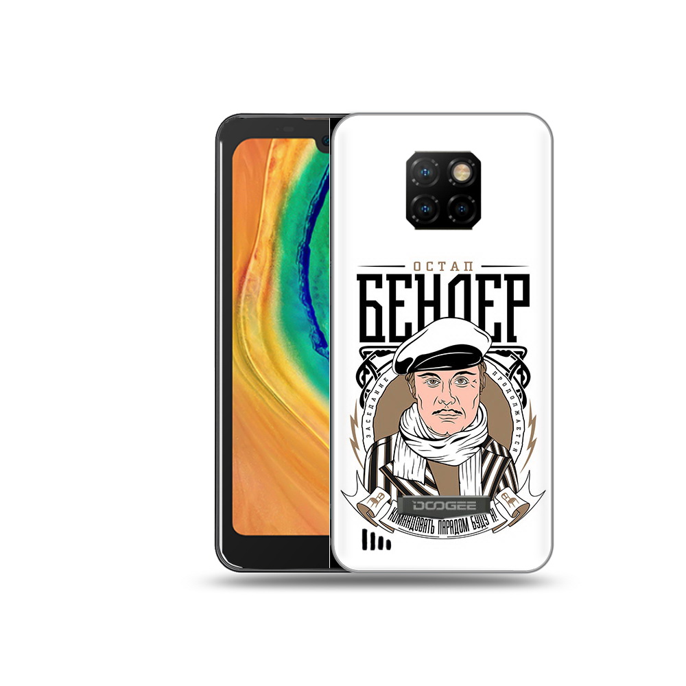 

Чехол MyPads Tocco для Doogee S88 Plus Бендер, Прозрачный, Tocco