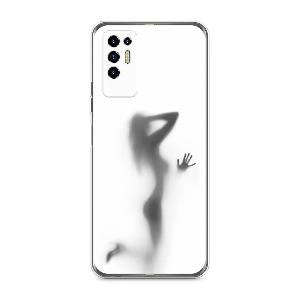 фото Чехол awog "стекло в душе" для tecno pova 2