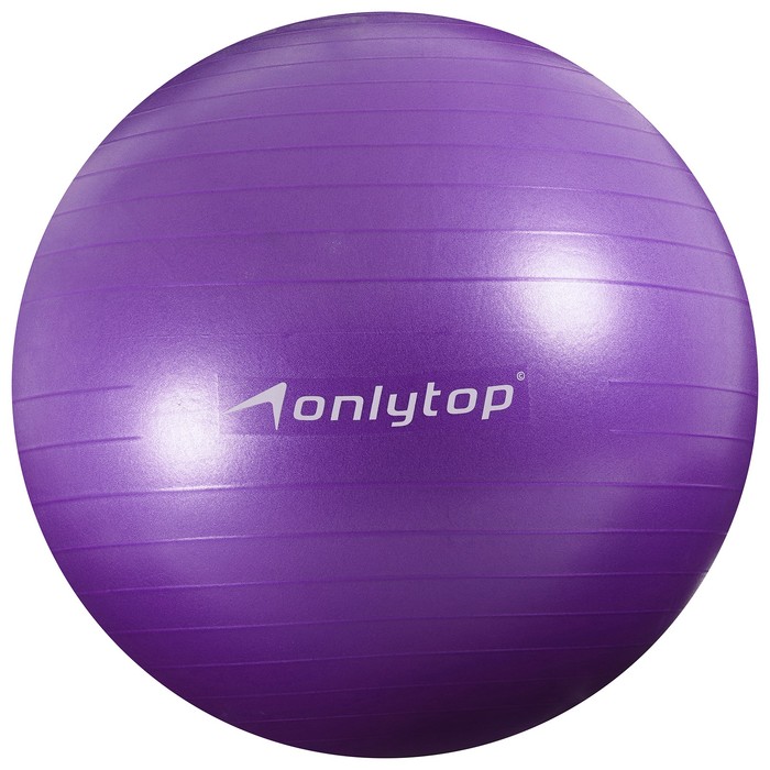 

Фитбол ONLYTOP, d=75 см, 1000 г, антивзрыв, цвета микс