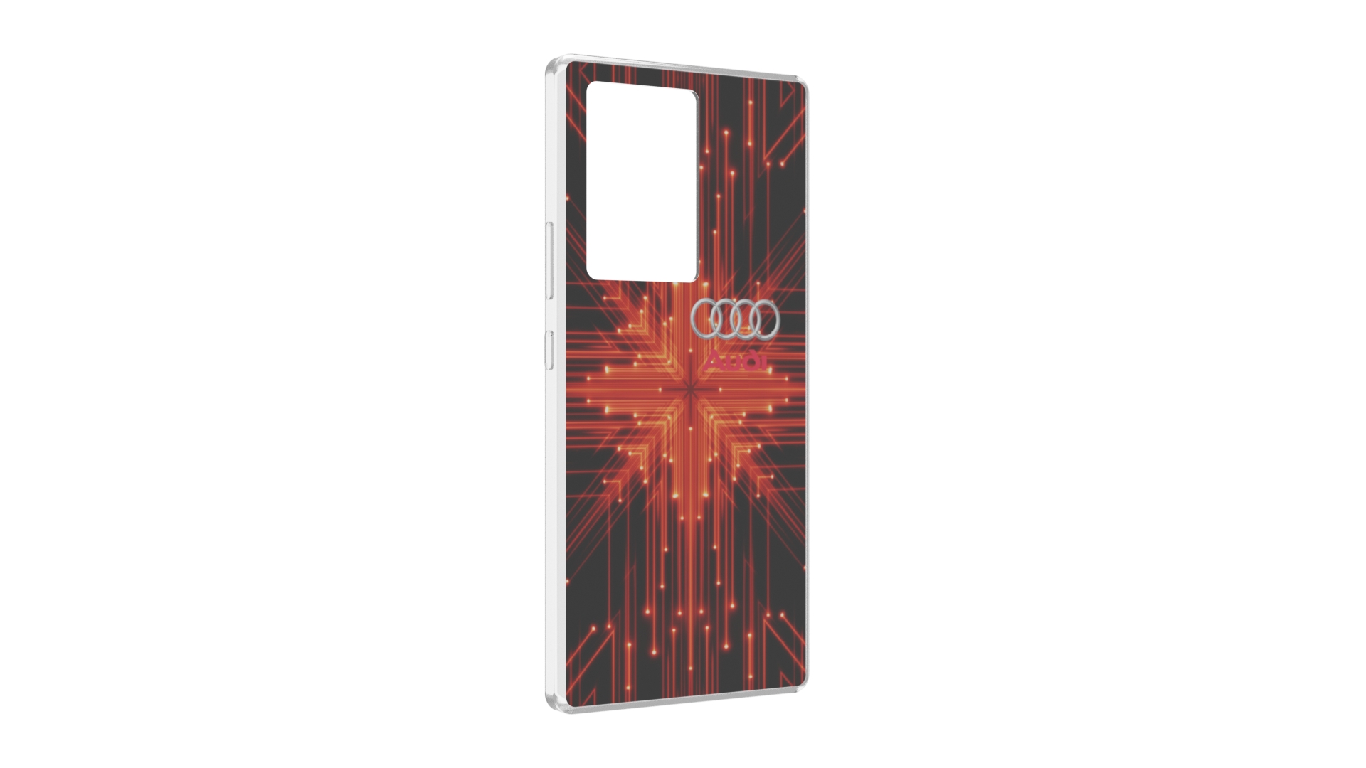 

Чехол MyPads Ауди-на-неоновом-фоне для ZTE Nubia Z40 Pro, Прозрачный, Tocco