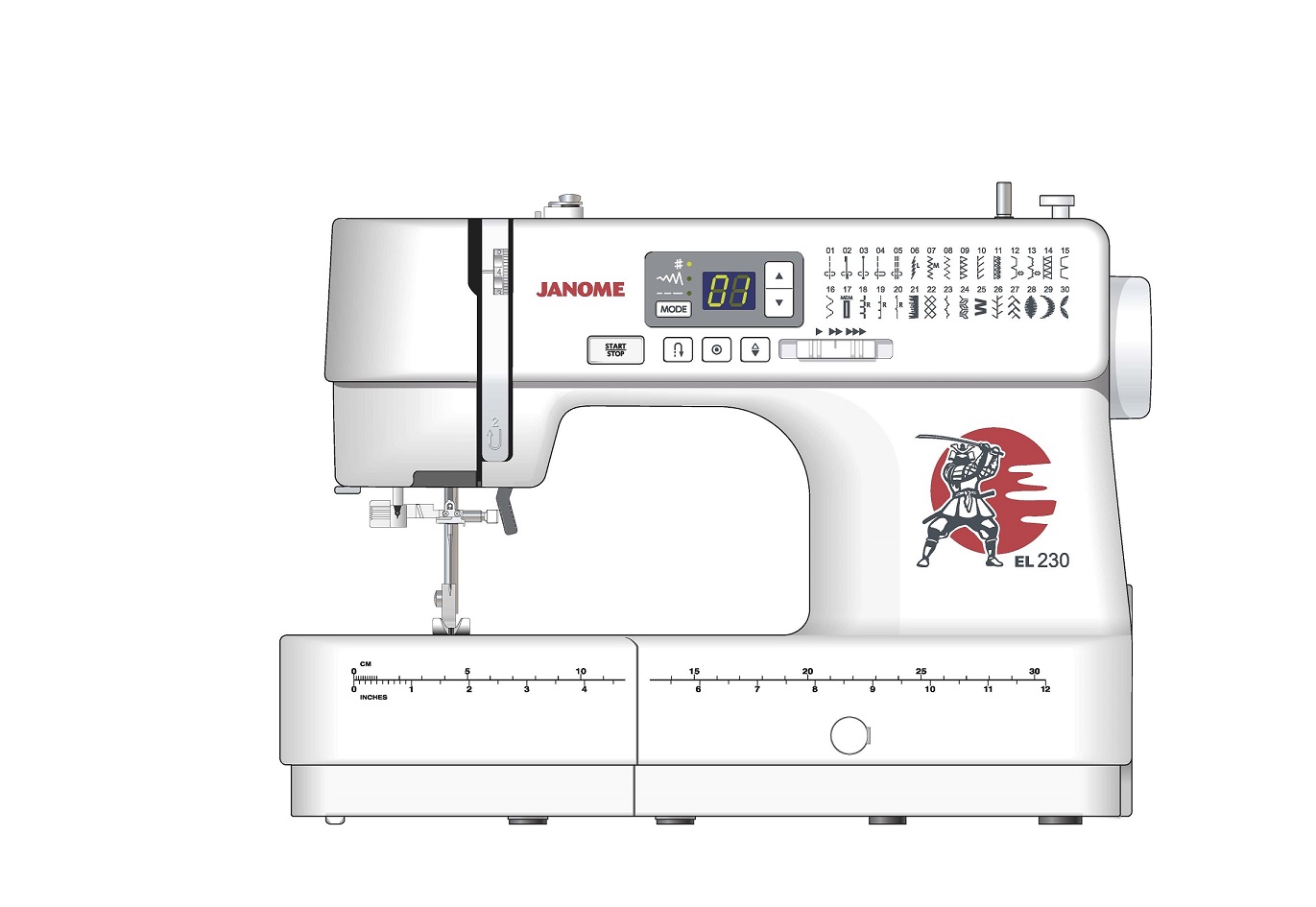 Швейная машина Janome EL230 распошивальная машина janome cover pro ii