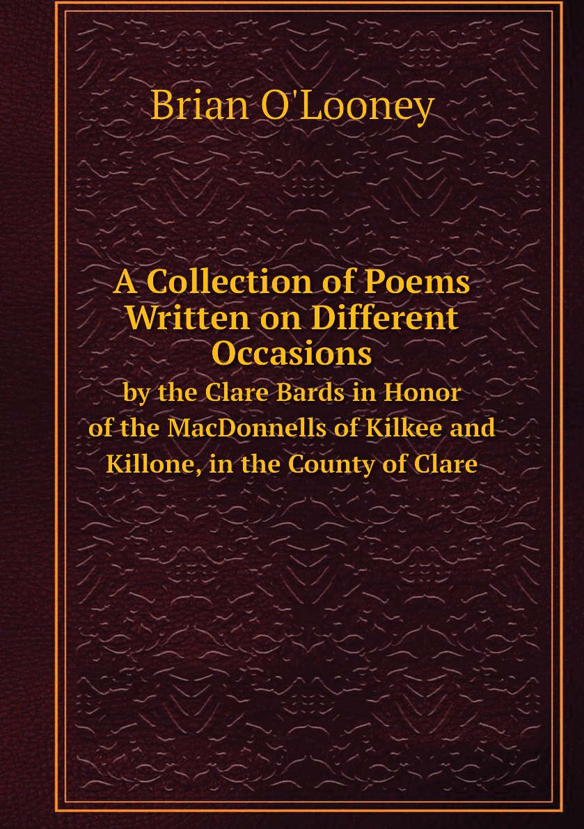 

A Collection of Poems Written on Different Occasions