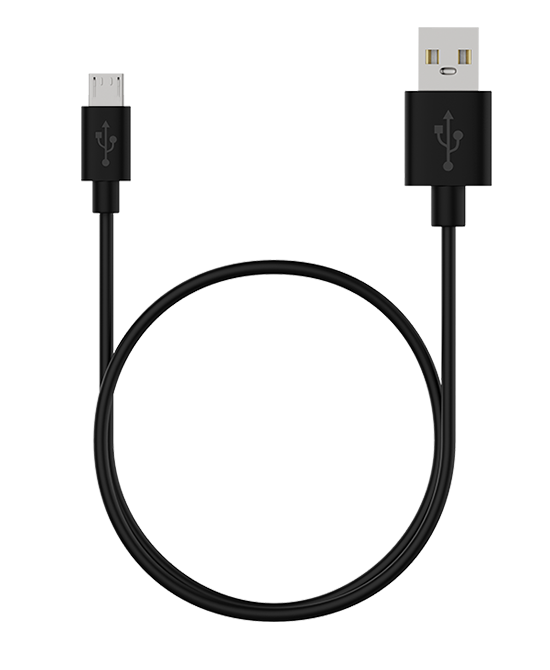 Кабель Maxvi (MC-01 UP) Micro USB 3A, 1 м, черный