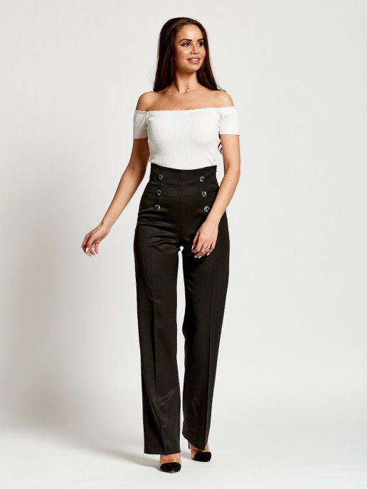 

Брюки женские DAZZLE STYLE Мэри черные 42 RU, Мэри