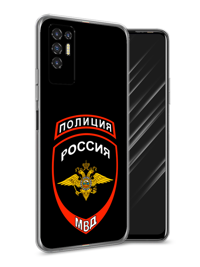 

Чехол Awog на Tecno Pova 2 "Полиция шеврон", Разноцветный, 300550-5