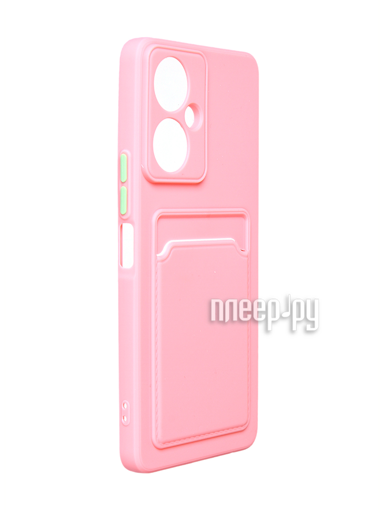фото Чехол neypo для tecno camon 19 / 19 pro poket matte silicone pink npm55765