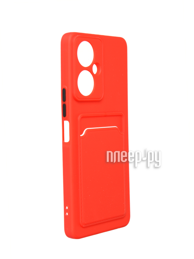 фото Чехол neypo для tecno camon 19 / 19 pro poket matte silicone red npm55766