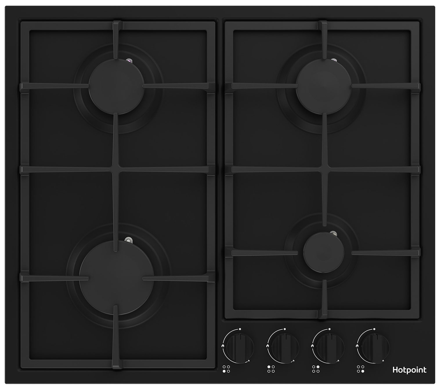 

Встраиваемая варочная панель газовая HotPoint HGMT 642 BL черный, HGMT 642 BL